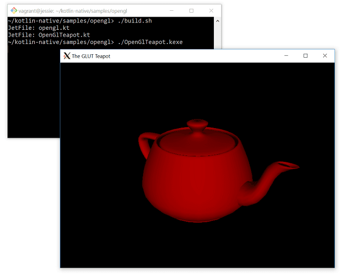 OpenGL teapot