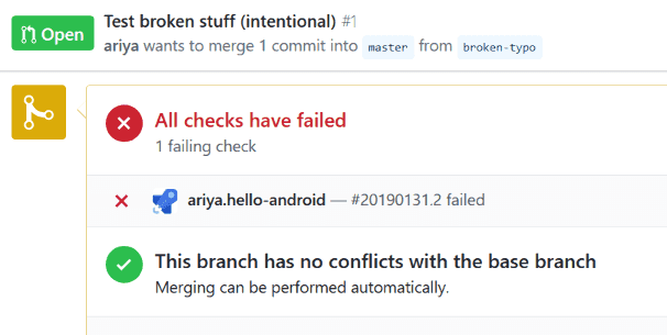 Broken Pull Request